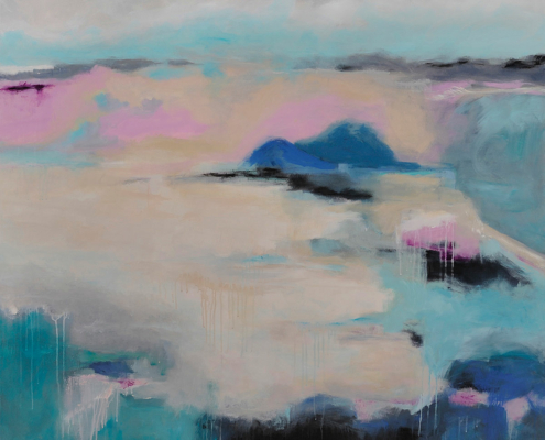 In the Summertime 120x120cm acrylic on canvas