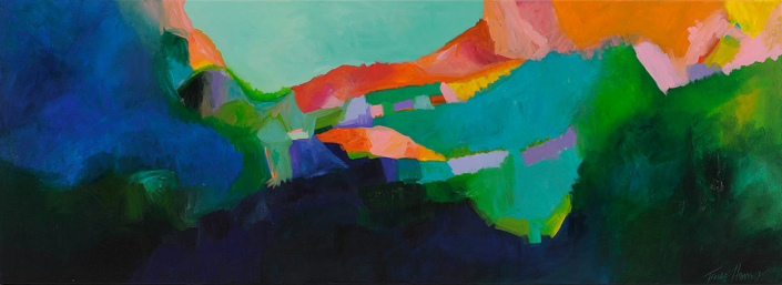 A Breath of Fresh Air 60x182cm acrylic on canvas