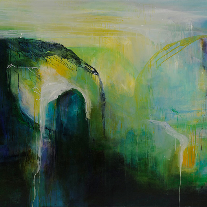 Altered Reality 2017, acrylic on canvas, 100 x 150cm