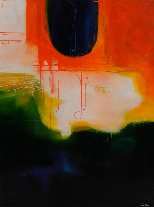 My World Turned Upside Down 152x112cm acrylic on canvas