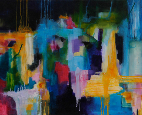 West on Madison 60x80cm acrylic on canvas