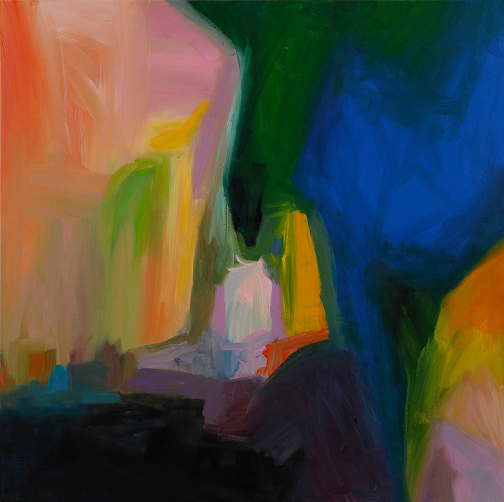Kimberley Canyon 75x75cm acrylic on canvas