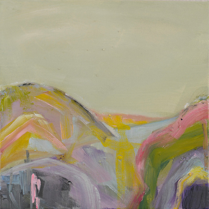 Symphony of Colour 2017, acrylic and mixed media on canvas, 30 x 30cm
