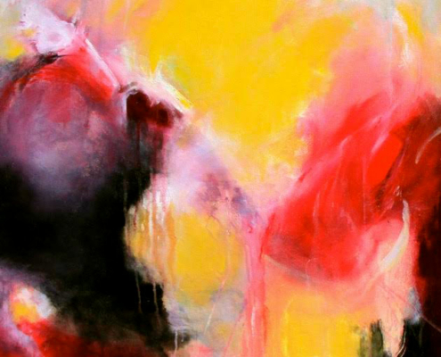 Ecstasy 75 x 75cm acrylic on canvas