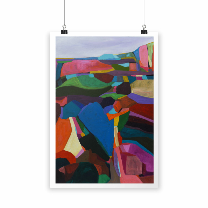 Ascendancy 2017 acrylic on canvas, 60 x 40cm