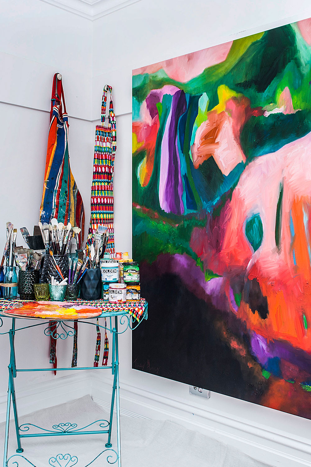 Tracey's studio