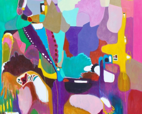 Bella Donna abstract painting