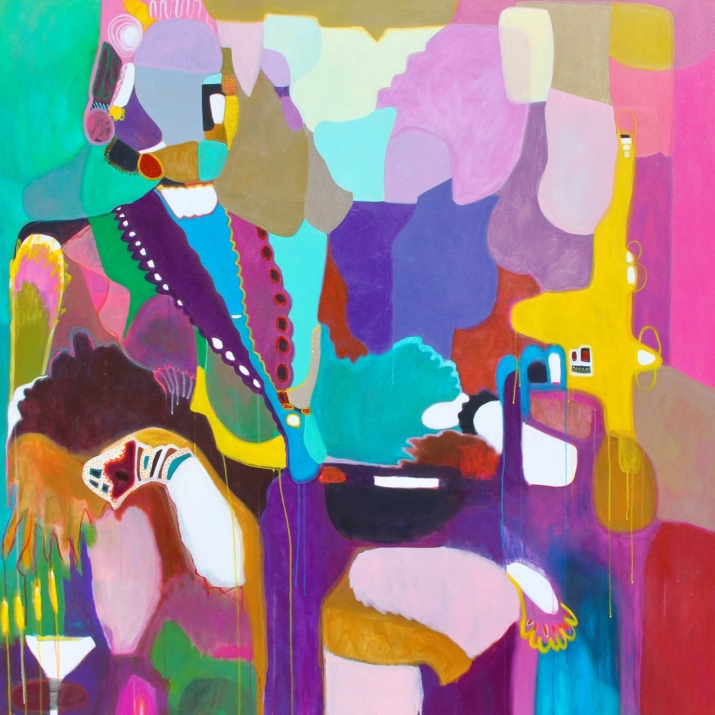 Bella Donna abstract painting